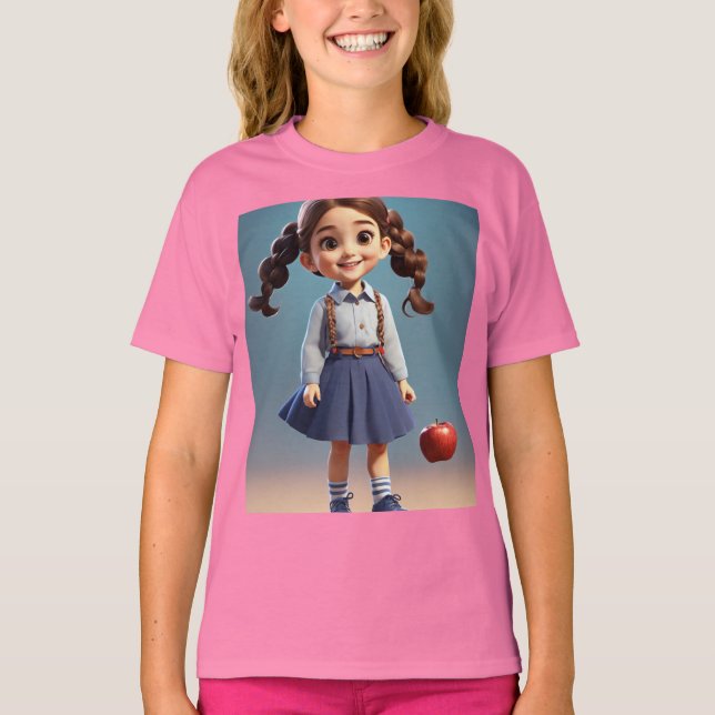 T-shirt croustillant et mignon (Devant)