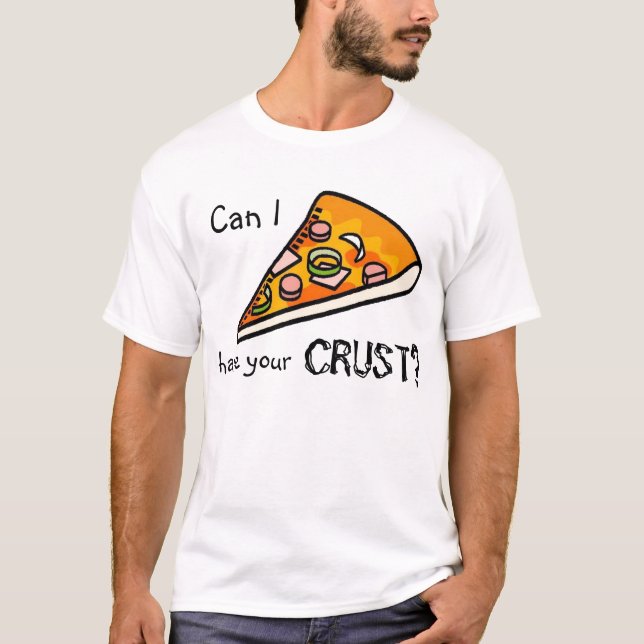 T-shirt Croûte de pizza (Devant)