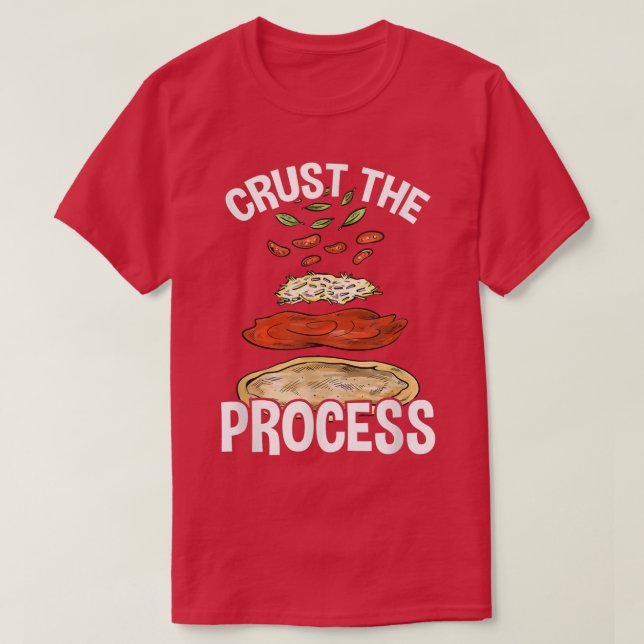 T-shirt Croûte Le Processus, Pizza Maker Pizzaiolo 330  (Design devant)