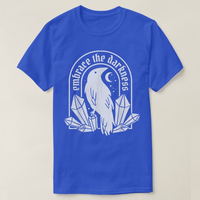 T-shirt Crow Raven Goth Tattoo 487 (Design devant)