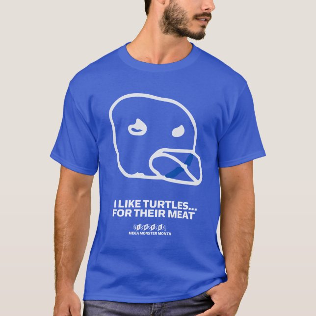 T-shirt Crow vs. Servo : J'AIME LES TORTUES... (Devant)