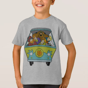 T-shirt Crowded In The Mystery Machine