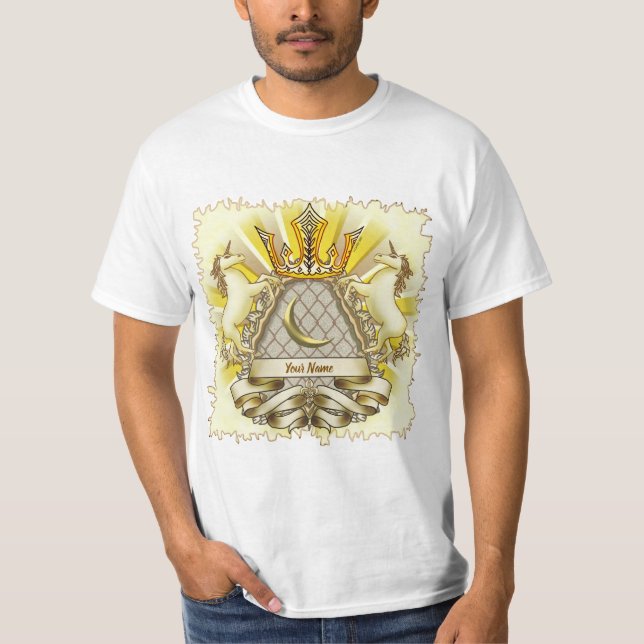 T-shirt Crown Shield Unicorn (Devant)