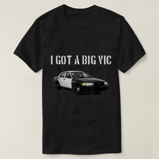 T-shirt Crown Vic Funny P71 Punny Voiture Amateur (Design devant)