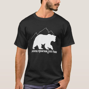T-shirt Crowwers Mountain State Park Caroline du Nord Ours