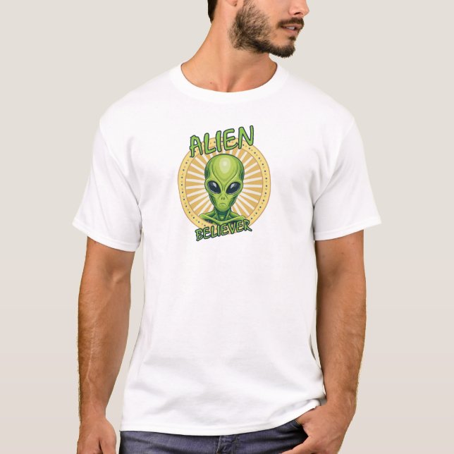 T-shirt Croyant Alien (Devant)