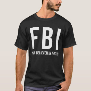 T-shirt Croyant Ferme En Jésus - Don Chrétien Pour La Pr