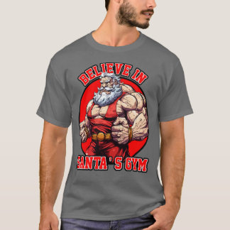 T-shirt CROYEZ À SANTAS GYM North Swole Muscle