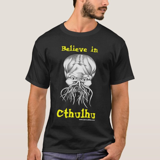 T-shirt Croyez au Cthulhu (Devant)