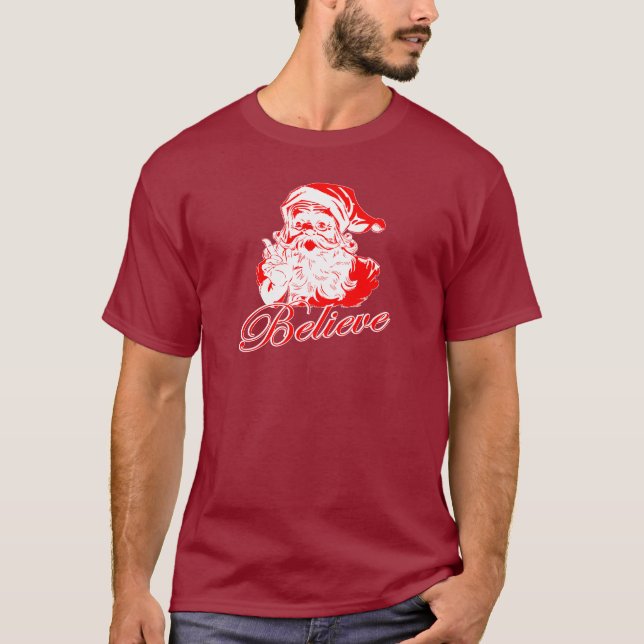 T-shirt Croyez au Père Noël (Devant)