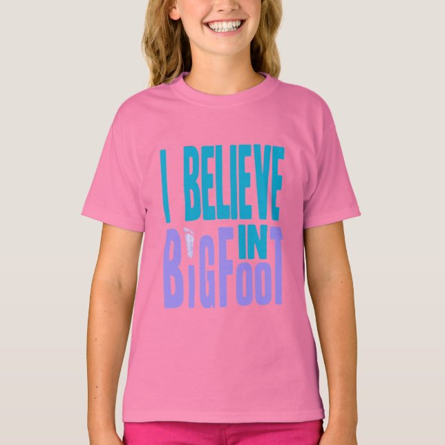 T-shirt Croyez en BIGfoot ! (Devant)