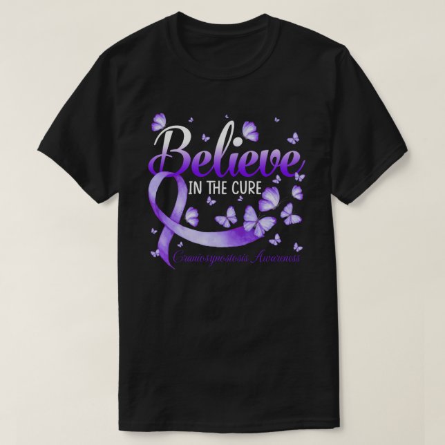 T-shirt Croyez En La Cure Craniosynostose Sensibilisation  (Design devant)