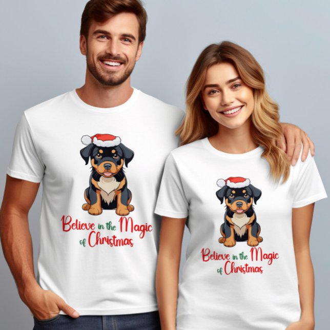 T-shirt Croyez en la magie de Noël mignon (Créateur téléchargé)