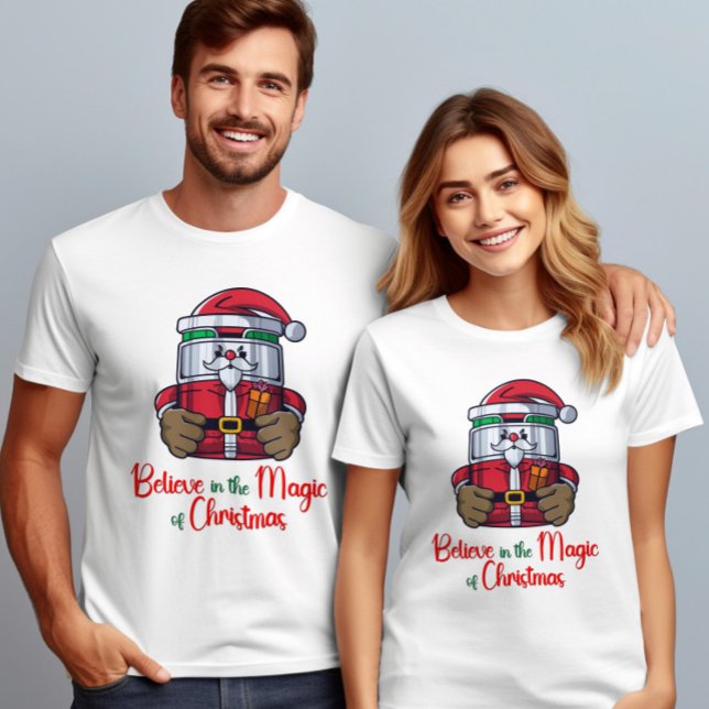 T-shirt Croyez en la magie du Père Noël (Créateur téléchargé)
