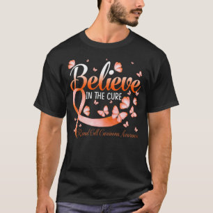 T-shirt Croyez En La Sensibilisation Au Carcinome Cure Cel