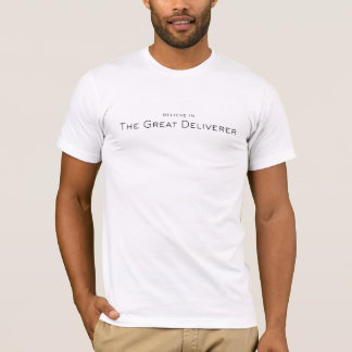 T-shirt "Croyez en le grand livreur" (BRIGHT)