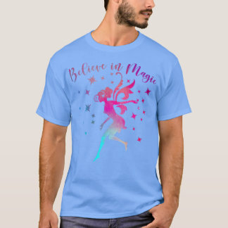 T-shirt CROYEZ EN MAGIE Message positif Citation Fairy Lov