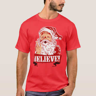 T-shirt Croyez en père noël