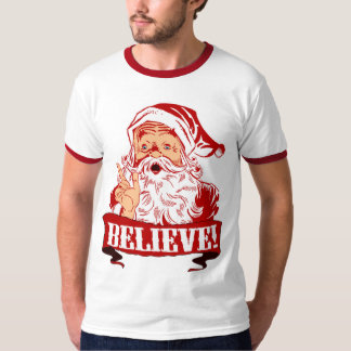 T-shirt Croyez en père noël