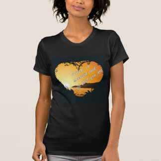 T-shirt Croyez en vous-même - Coeur inspirant