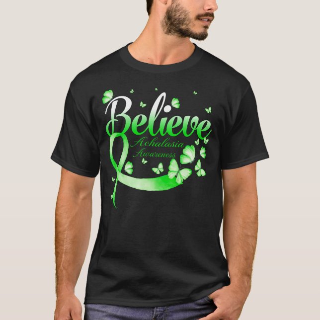 T-shirt Croyez le papillon ACHALASIA (Devant)