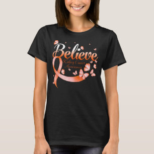 T-shirt Croyez le papillon CANCER KIDNEY