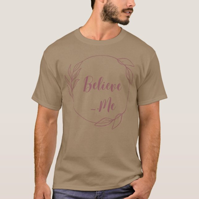 T-shirt Croyez-moi esthétique vintage (Devant)
