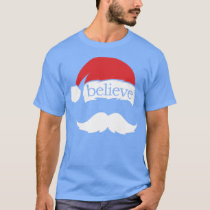 T-shirt Croyez Sur La Famille Casquette De Santa Hat