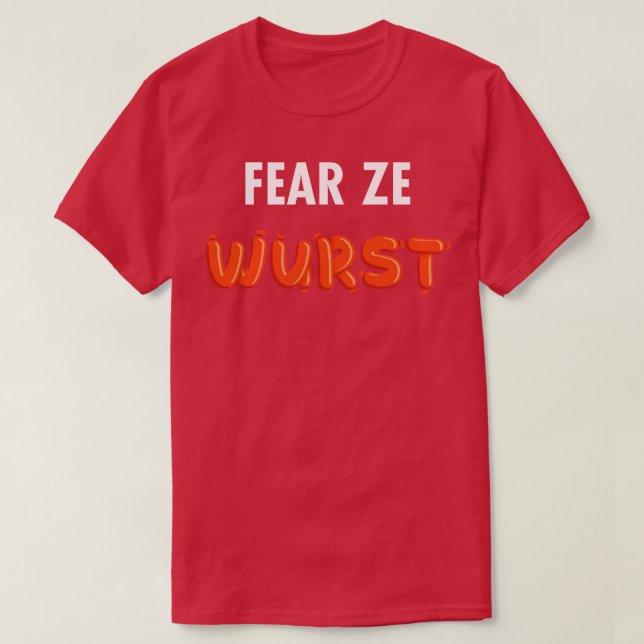 T-shirt Crpeur Ze Wurst (Design devant)
