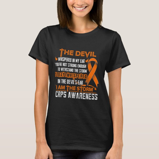T-shirt Crps Conscience Je Suis Le Diable De La Tempête (Devant)