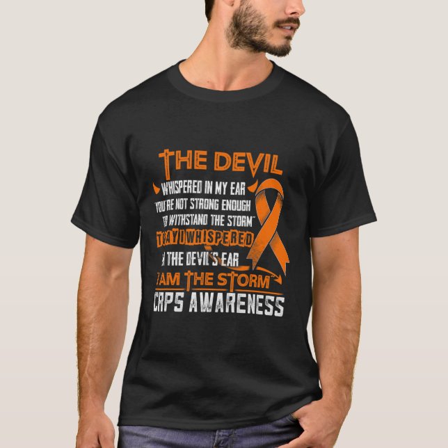 T-shirt Crps Conscience Je Suis Le Diable De La Tempête (Devant)