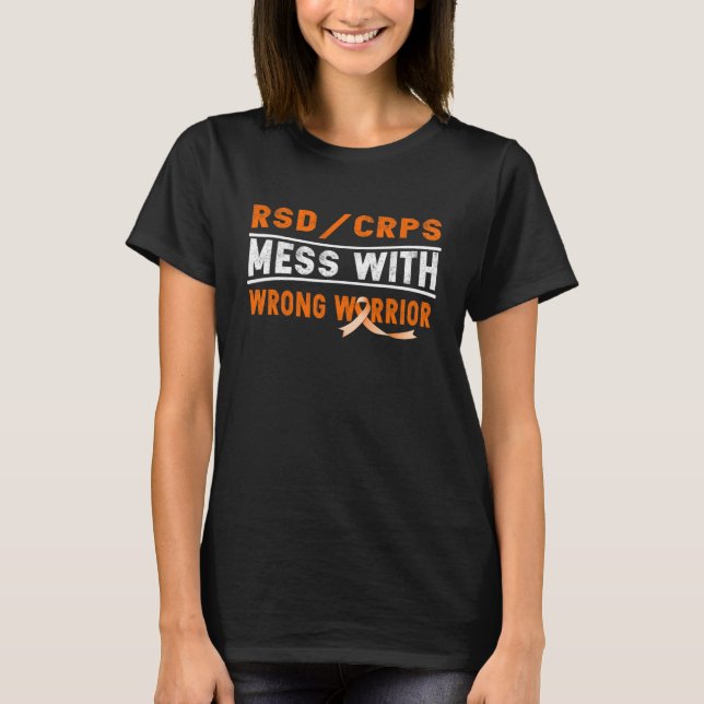 T-SHIRT CRPS RSD MESS AVEC LE MAUVAIS GUERRIER (Devant)