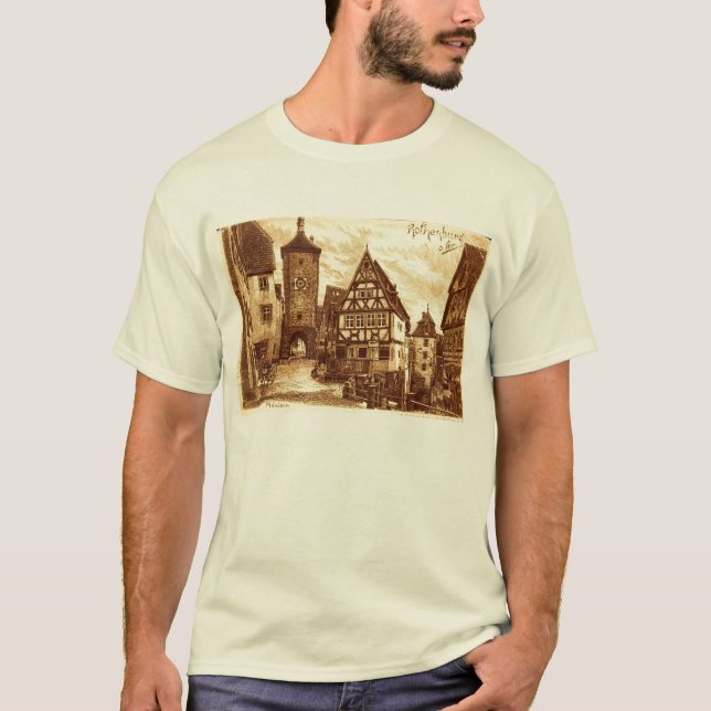 T-shirt Cru 1907 de Rothenburg Allemagne (Devant)