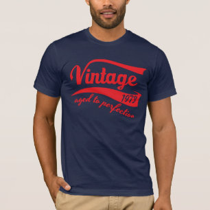 T-shirt cru 1973 âgé au quarantième cadeau d'anniversai