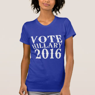 T-SHIRT CRU 2016 DE HILLARY CLINTON DE VOTE
