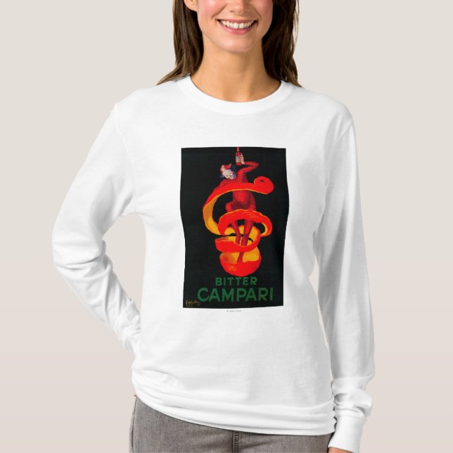 T-shirt Cru amer PosterEurope de Campari (Devant)