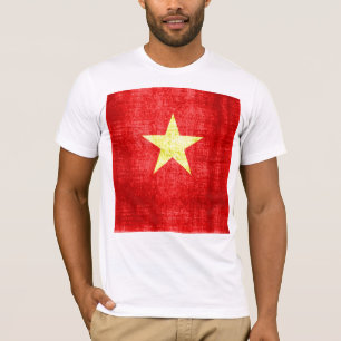 T-shirt Cru de drapeau du Vietnam
