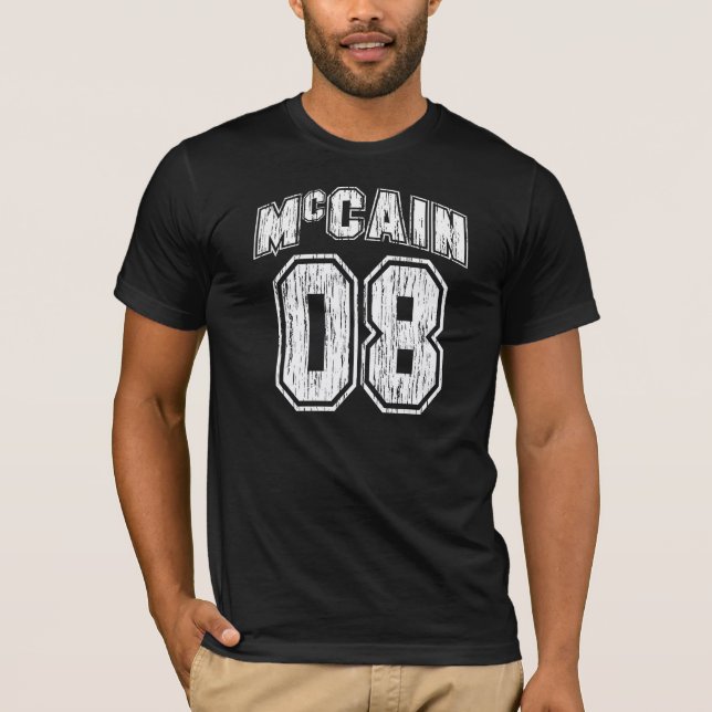 T-shirt Cru de McCain 08 (Devant)