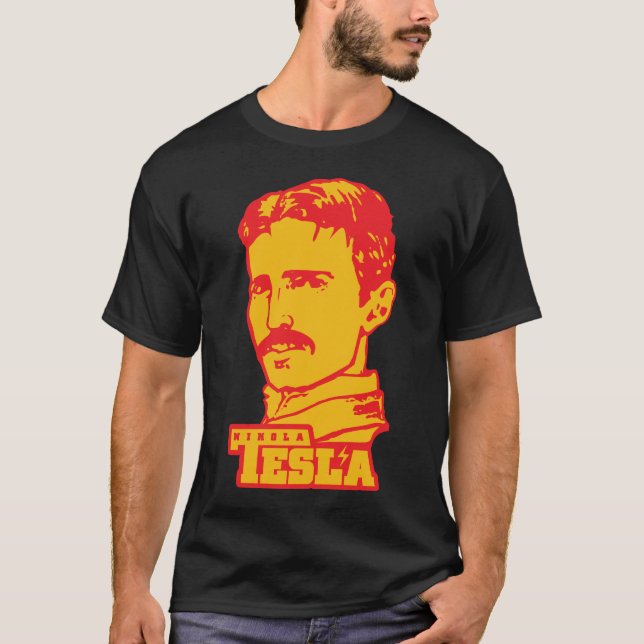 T-shirt Cru de Nikola Tesla (Devant)