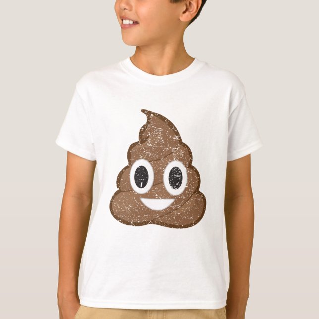 T-shirt Cru d'emoji de dunette (Devant)