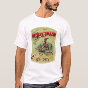 T-shirt Cru "la chemise d'étiquette de whisky écossais de