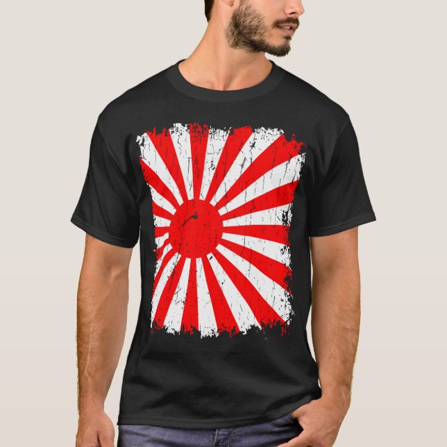 T-shirt Cru le drapeau de Soleil Levant (Devant)