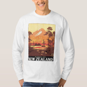 T-shirt Cru Mt.Taranaki Mt.Egmont Nouvelle Zélande