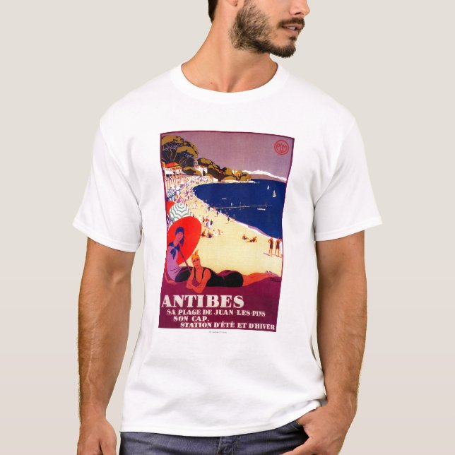 T-shirt Cru PosterEurope d'Antibes (Devant)