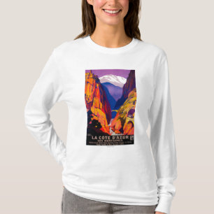 T-shirt Cru PosterEurope de Cote d'Azur de La