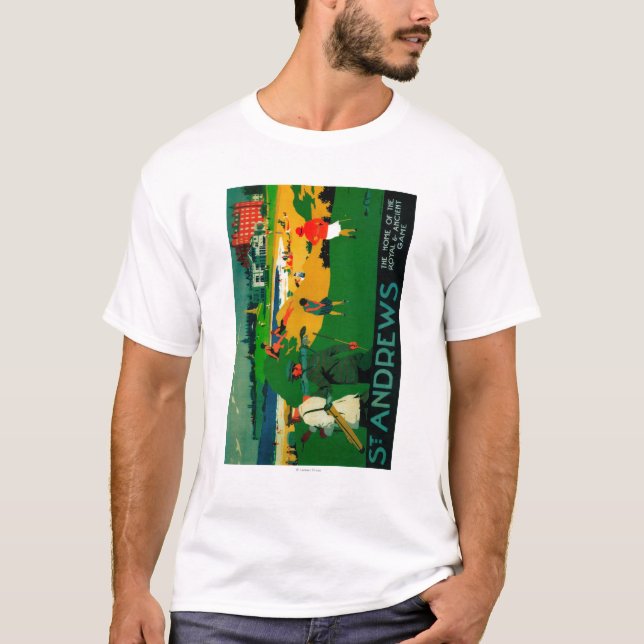 T-shirt Cru PosterEurope de Saint Andrews (Devant)