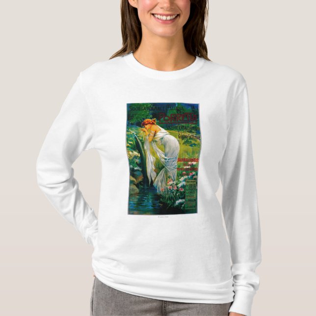 T-shirt Cru PosterEurope de Societa Termale Italiana (Devant)