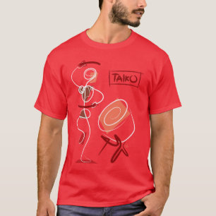 T-shirt Cru Taiko abstrait