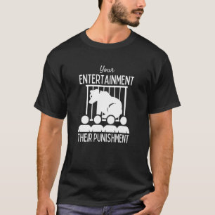 T-shirt Cruauté envers les animaux Arrêtez le zoo Arrêtez