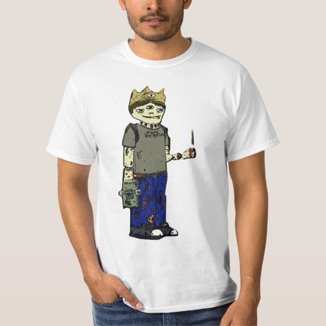 T-shirt Crucifiez les penseurs libres aucune couleur des (Devant)